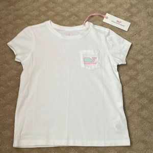 Brand New With Tags Vineyard Vines Toddler T-Shirt w/ bright pink and blue logo